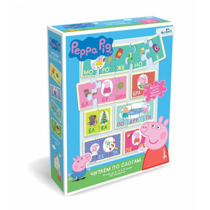 Свинка Пеппа.Пазл-60. Читаем по слогам Свинка Пеппа.Пазл-60. Читаем по слогам