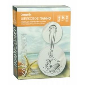 Шелковое панно 'Кайтсерфер' Шелковое панно 'Кайтсерфер'