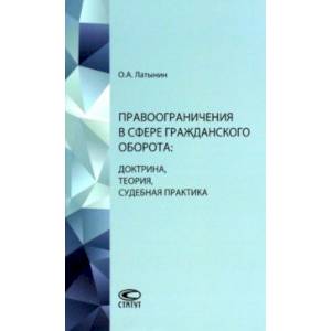 Правоограничения в сфере гражданского оборота. Доктрина, теория, судебная практика Правоограничения в сфере гражданского оборота. Доктрина, теория, судебная практика