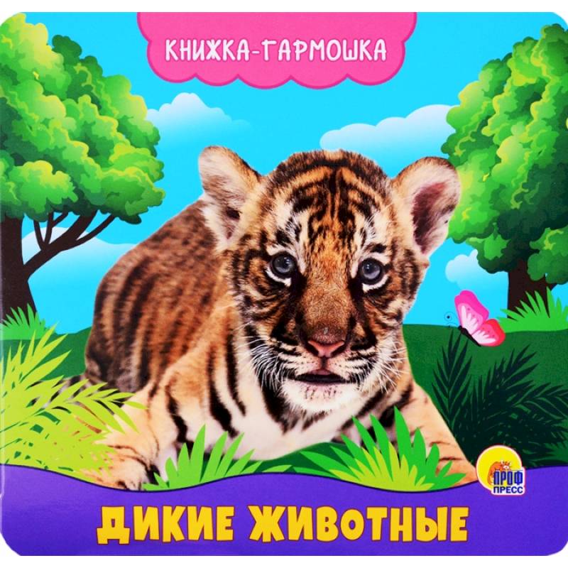 Дикие животные. Книжка-гармошка Дикие животные. Книжка-гармошка
