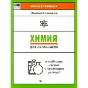 Химия для школьников в таблицах, схемах и уравнениях реакций. Учебное пособие Химия для школьников в таблицах, схемах и уравнениях реакций. Учебное пособие