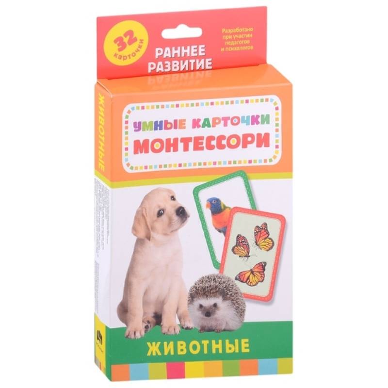 Животные: Развивающие карточки (32 шт) Животные: Развивающие карточки (32 шт)