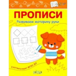 Прописи. Развиваем моторику руки. I уровень сложности. ФГОС ДО Прописи. Развиваем моторику руки. I уровень сложности. ФГОС ДО
