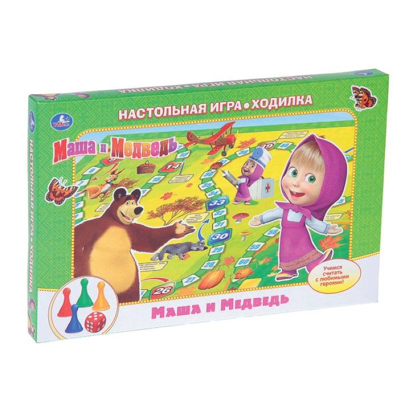 Настольная игра 'Маша и Медведь' Настольная игра 'Маша и Медведь'