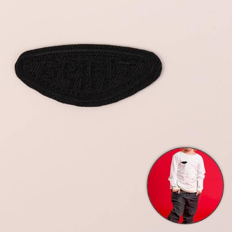 Термоаппликация «Spirit», 4,9 x 2,1 см, цвет чёрный (10 штук) Термоаппликация «Spirit», 4,9 x 2,1 см, цвет чёрный (10 штук)