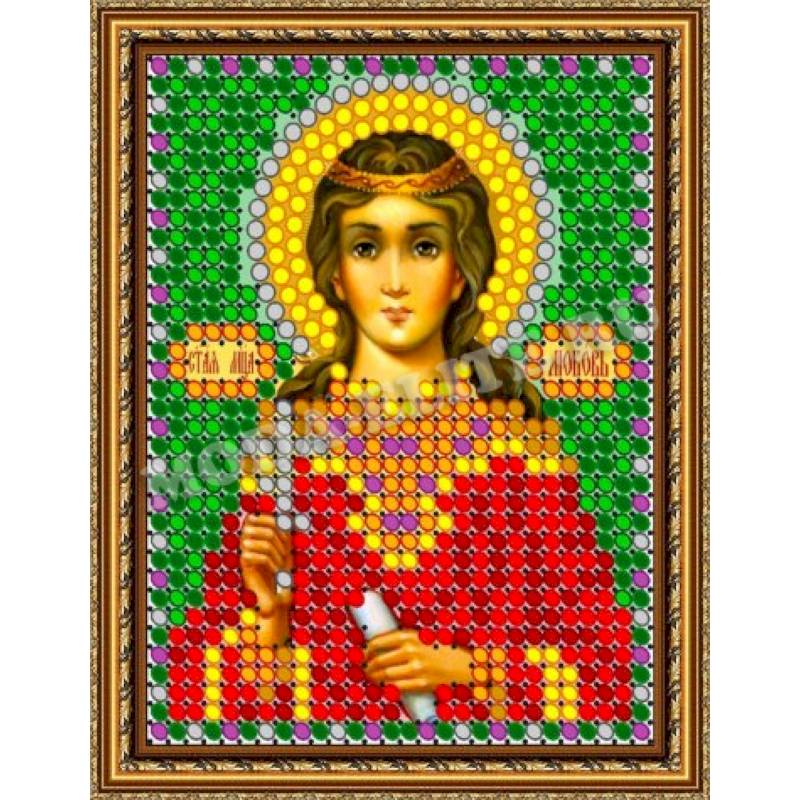 «Светлица» набор для вышивания бисером 8714Л «Св. Мца Любовь» бисер Чехия 6x7,5 см «Светлица» набор для вышивания бисером 8714Л «Св. Мца Любовь» бисер Чехия 6x7,5 см