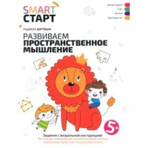 Развиваем пространственное мышление. Задания с визуальной инструкцией 5+ Развиваем пространственное мышление. Задания с визуальной инструкцией 5+