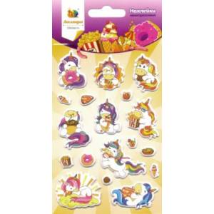 Набор зефирных наклеек 'Единорог 3' Набор зефирных наклеек 'Единорог 3'