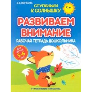 Развиваем внимание. Рабочая тетрадь дошкольника Развиваем внимание. Рабочая тетрадь дошкольника