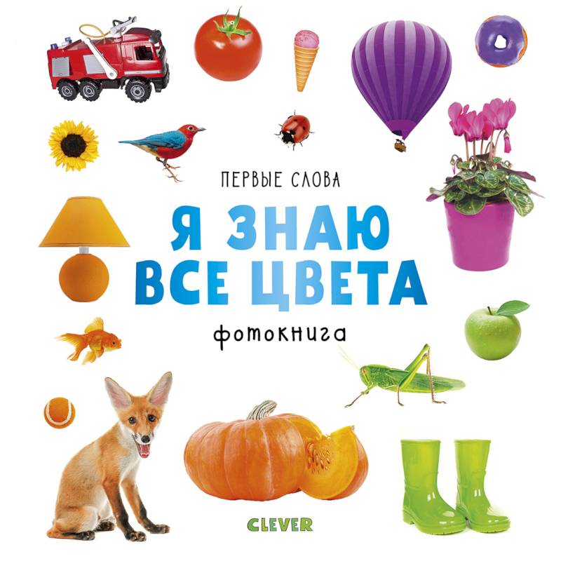 Первые слова. Я знаю все цвета. Фотокнига Первые слова. Я знаю все цвета. Фотокнига