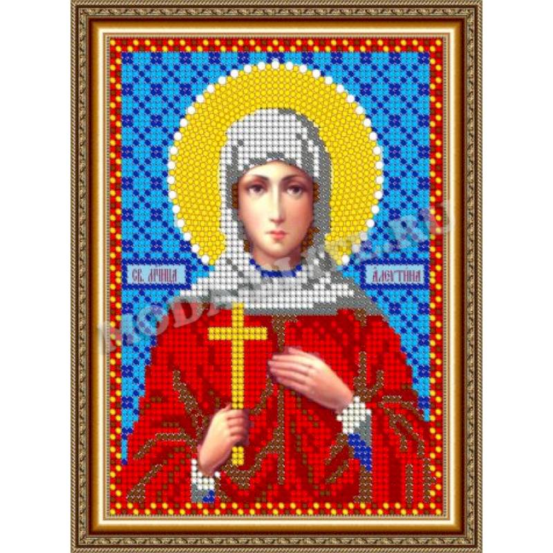 «Светлица» набор для вышивания бисером 8743М «Св. Алевтина» бисер Чехия 12x16 см «Светлица» набор для вышивания бисером 8743М «Св. Алевтина» бисер Чехия 12x16 см