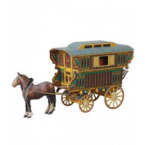 Сборная модель из картона 'Цыганское вардо'