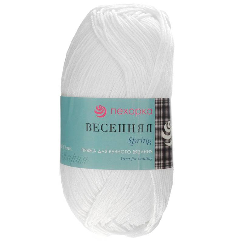 Весенняя. Цвет 01-Белый. 5х100 г Весенняя. Цвет 01-Белый. 5х100 г