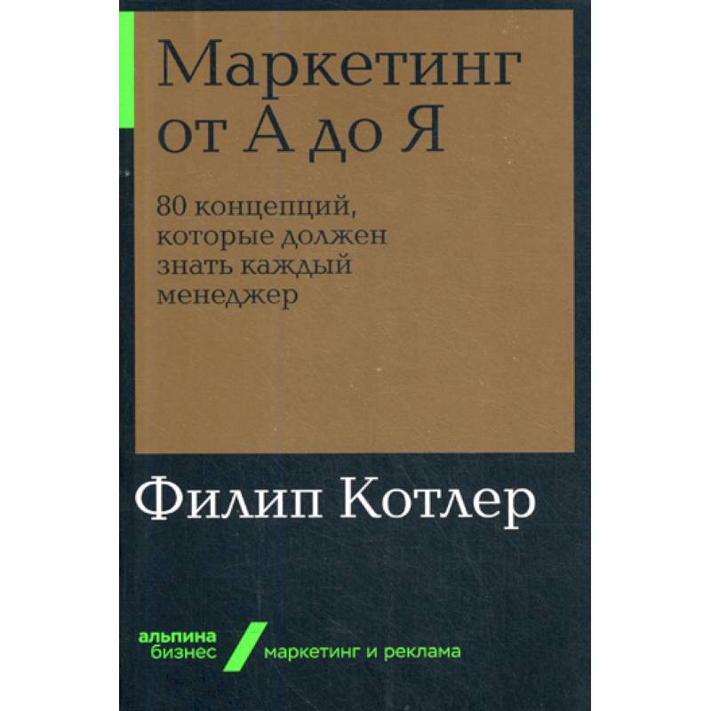 Маркетинг от А до Я Маркетинг от А до Я