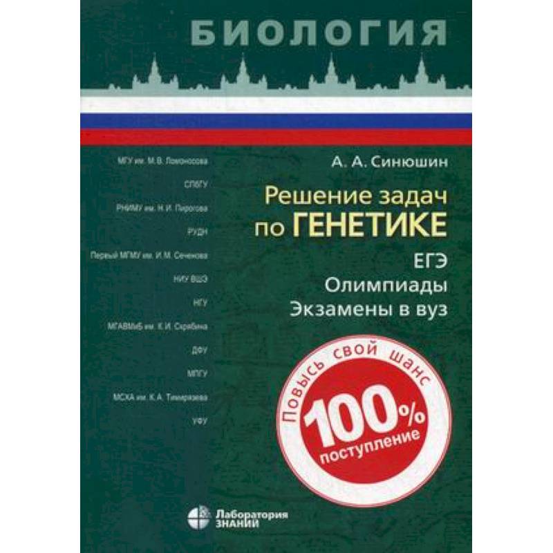 Решение задач по генетике. Учебное пособие Решение задач по генетике. Учебное пособие
