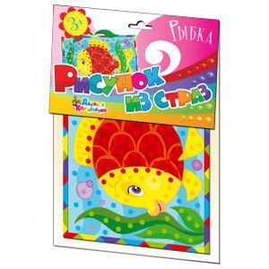 Рисунок из страз 'Рыбка'