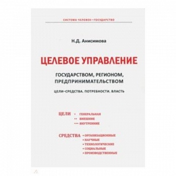 Целевое управление государством, регионом, предпринимательством. Цели-Средства. Потребности. Власть