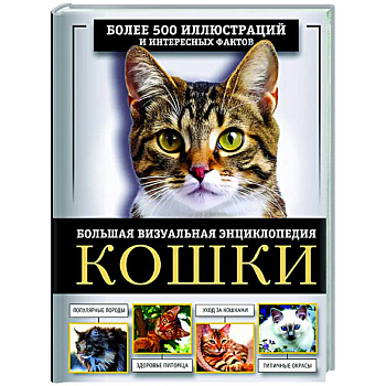 Кошки. Большая визуальная энциклопедия Кошки. Большая визуальная энциклопедия