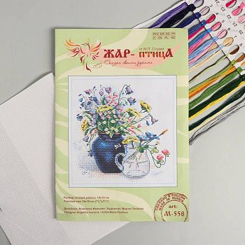 Набор для вышивания «Букет» 19x19 см