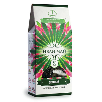 Иван-чай зеленый листовой 50г