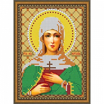 «Светлица» набор для вышивания бисером 8717М «Св. Мца Наталия» бисер Чехия 12x16см «Светлица» набор для вышивания бисером 8717М «Св. Мца Наталия» бисер Чехия 12x16см