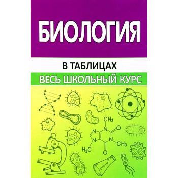 Биология. Весь школьный курс в таблицах Биология. Весь школьный курс в таблицах