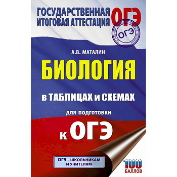ОГЭ. Биология в таблицах и схемах для подготовки к ОГЭ ОГЭ. Биология в таблицах и схемах для подготовки к ОГЭ