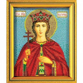 «Светлица» набор для вышивания бисером 8706М «Св. Екатерина» бисер Чехия 12x16 см «Светлица» набор для вышивания бисером 8706М «Св. Екатерина» бисер Чехия 12x16 см