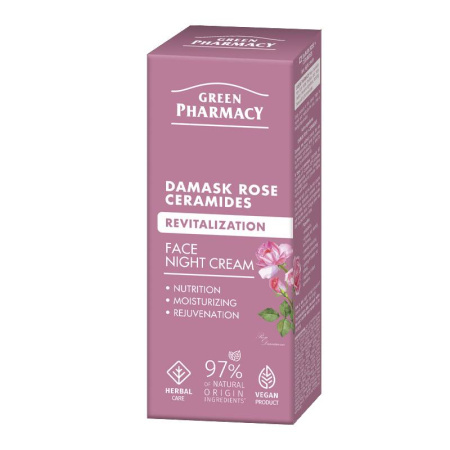 GP Дамасская роза + церамиды Ночной крем для лица, 50 мл