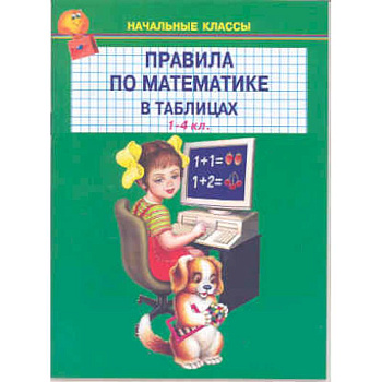 Правила по математике в таблицах. 1-4 классы Правила по математике в таблицах. 1-4 классы