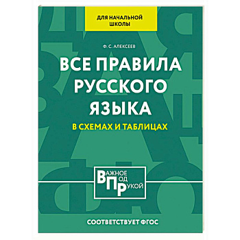 Все правила русского языка для начальной школы в схемах и таблицах Все правила русского языка для начальной школы в схемах и таблицах