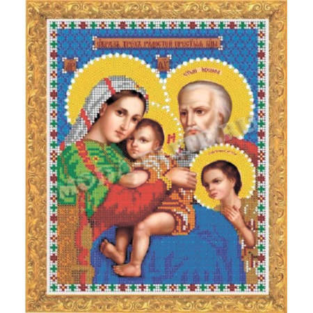 «Светлица» набор для вышивания бисером 8434 «Образ трех радостей Прсв. Богородицы» бисер Чехия 19x24 см