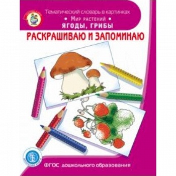 Раскрашиваем и запоминаем. Мир растений. Ягоды, грибы. ФГОС ДО Раскрашиваем и запоминаем. Мир растений. Ягоды, грибы. ФГОС ДО